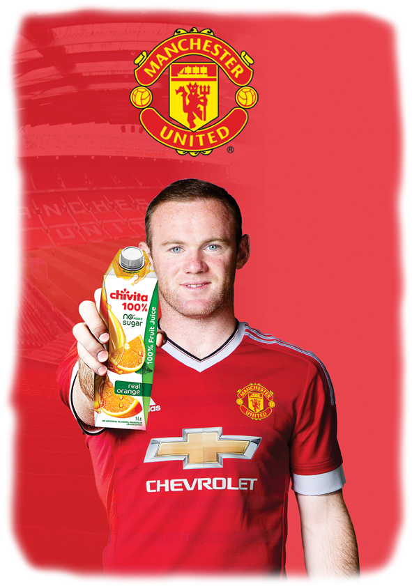 Manchester United Player Promoting Juice PNG