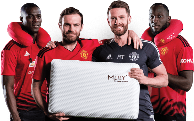 Manchester United Players Promoting Product PNG