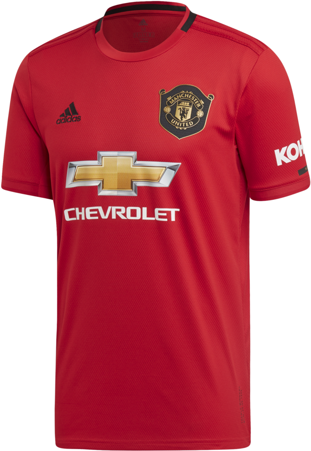 Manchester United Red Home Jersey PNG