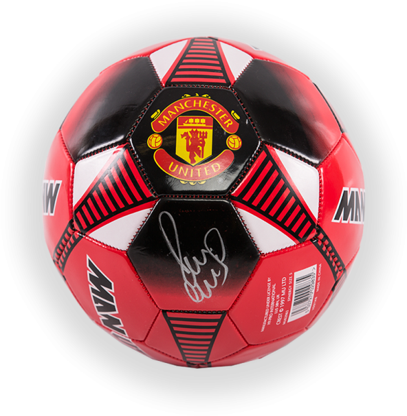 Manchester United Signed Football PNG