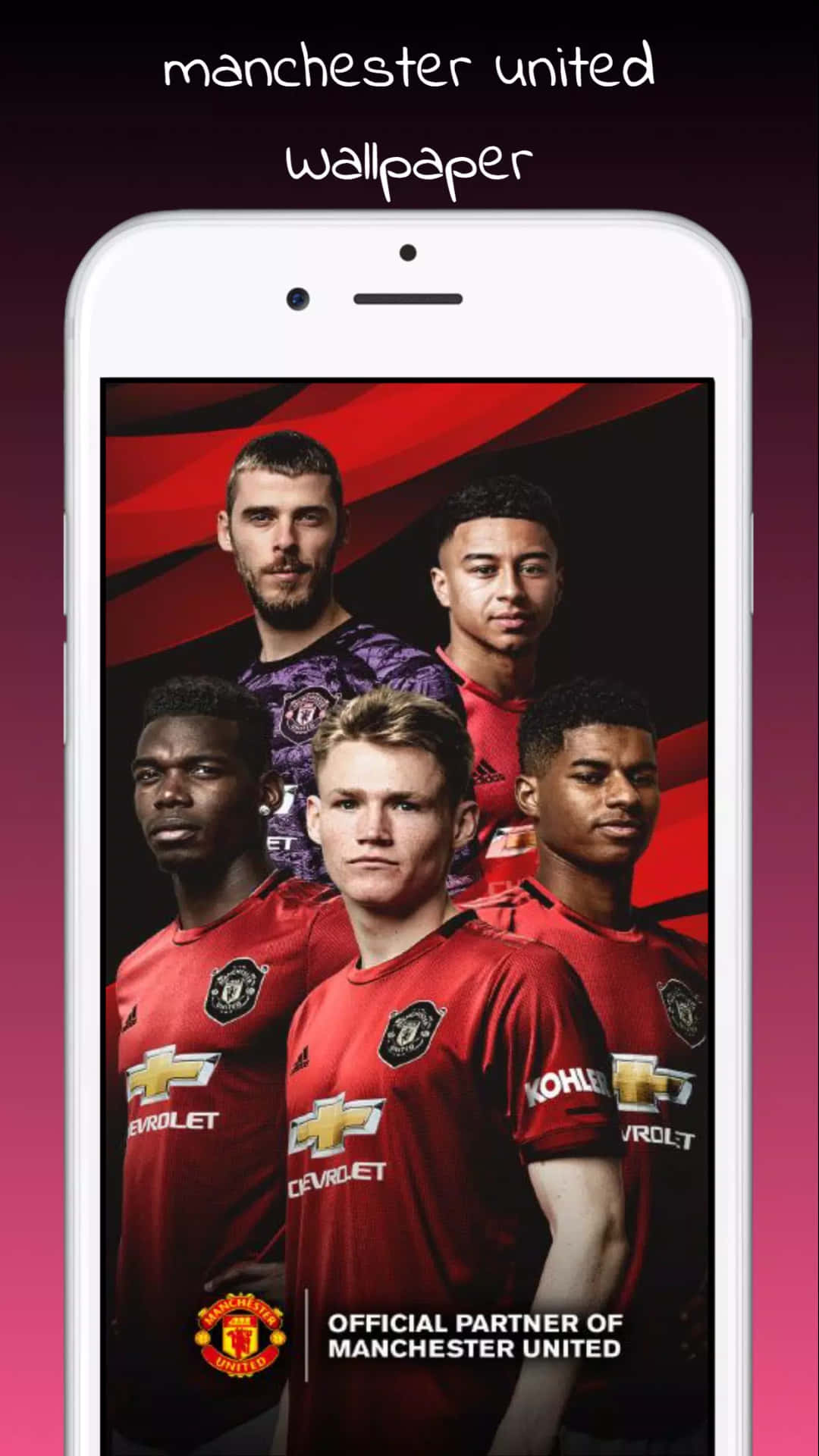 Dasatemberaubende Team Von Manchester United 2020/2021. Wallpaper