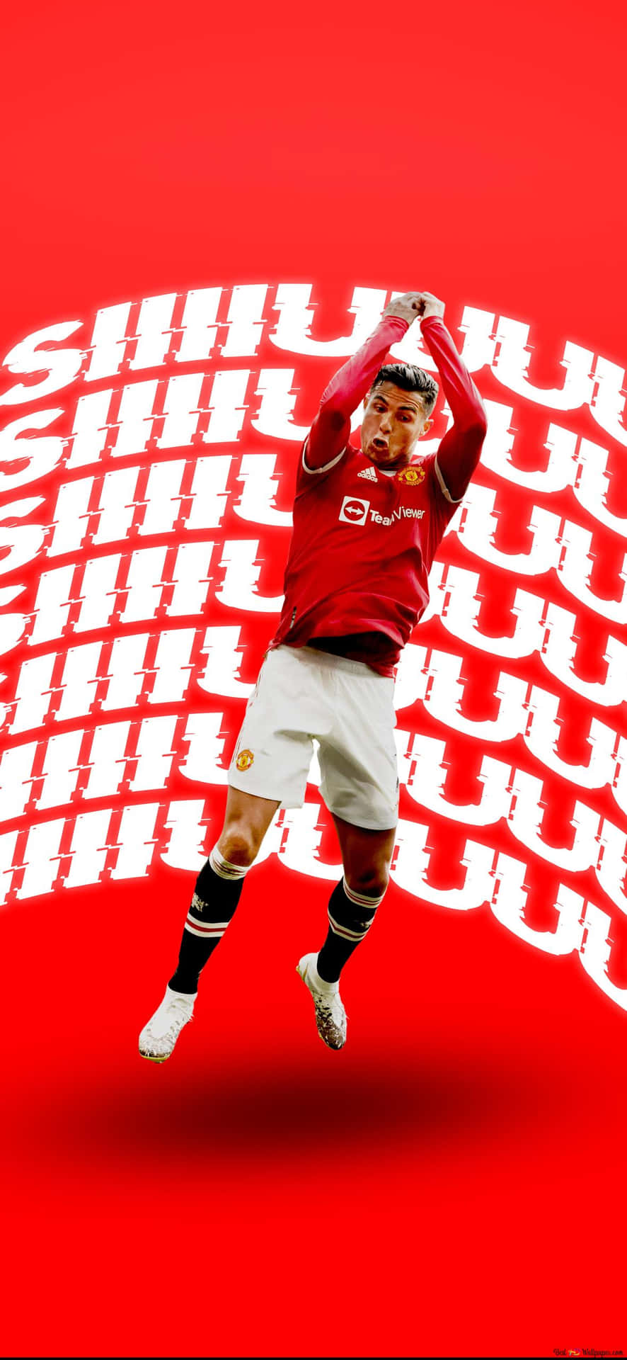 Stoltheden af Manchester United - De Røde Djævle Wallpaper