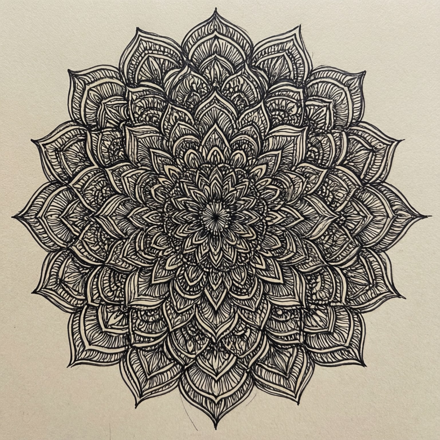 Mandala Art Bakgrunner