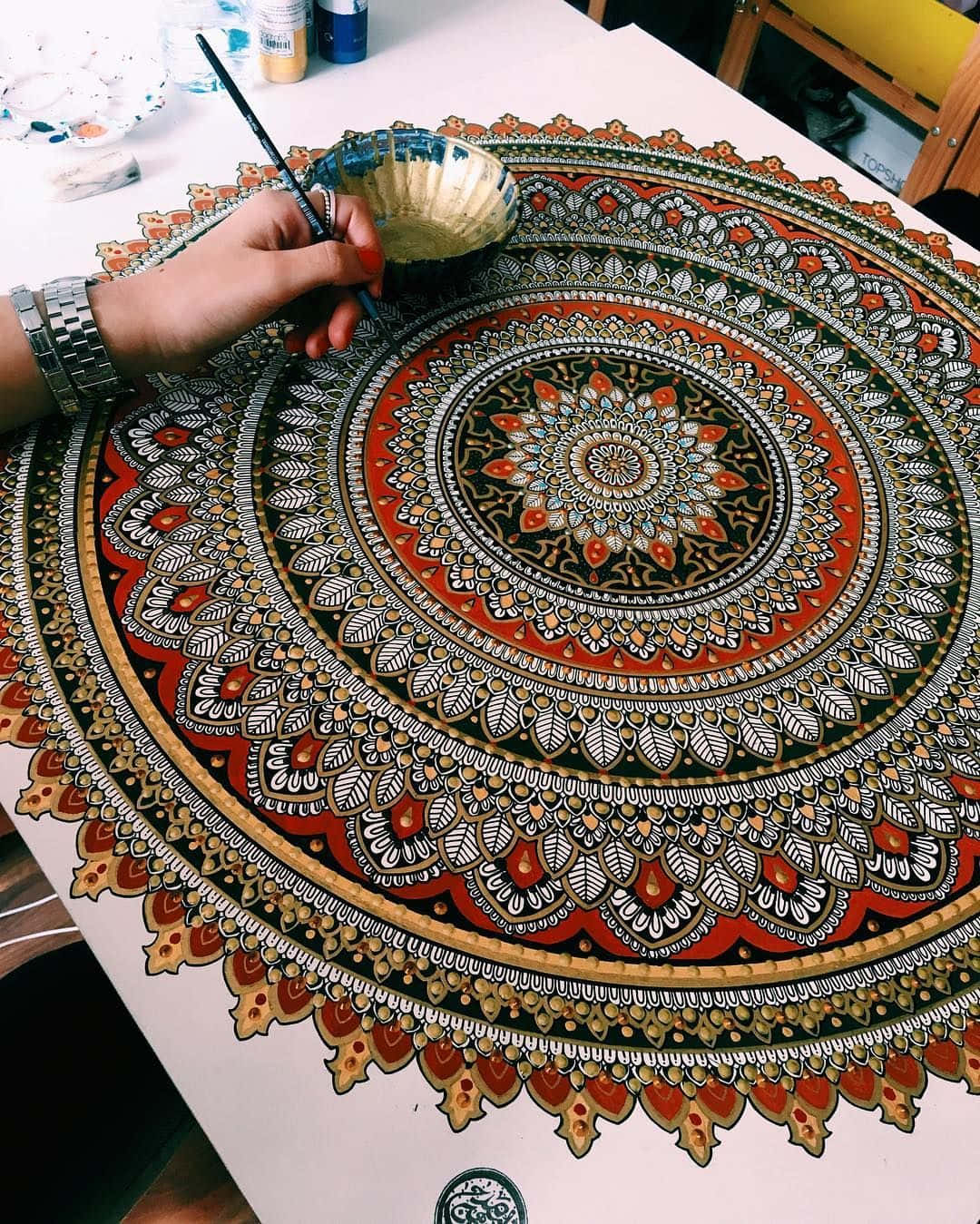 Traditional Mandala Art Painting Picture