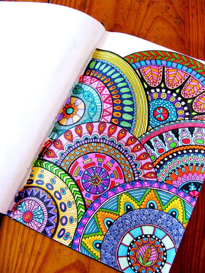 Colorful Mandala Art Book Picture