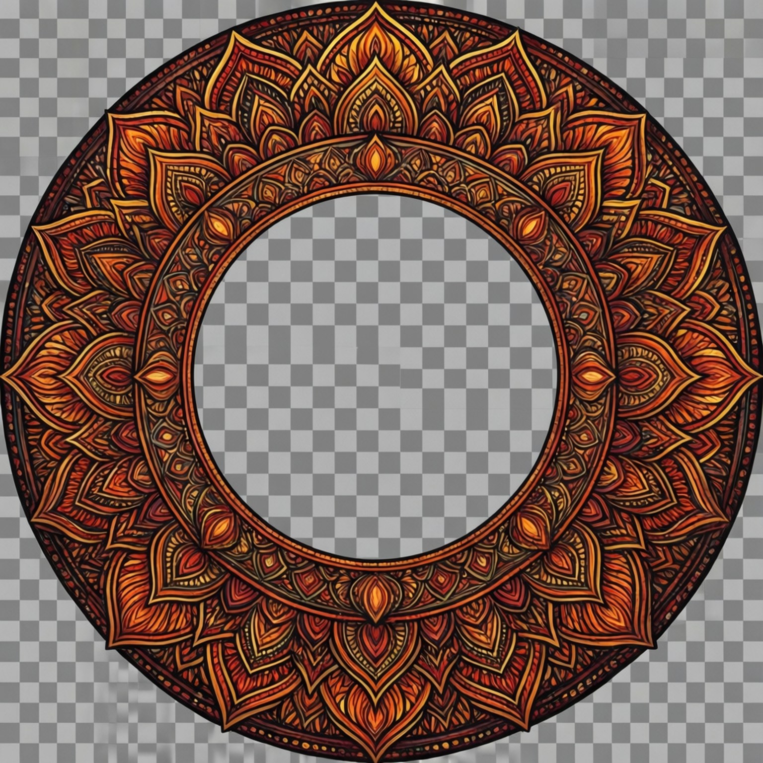 Mandala Kreisrand Wallpaper