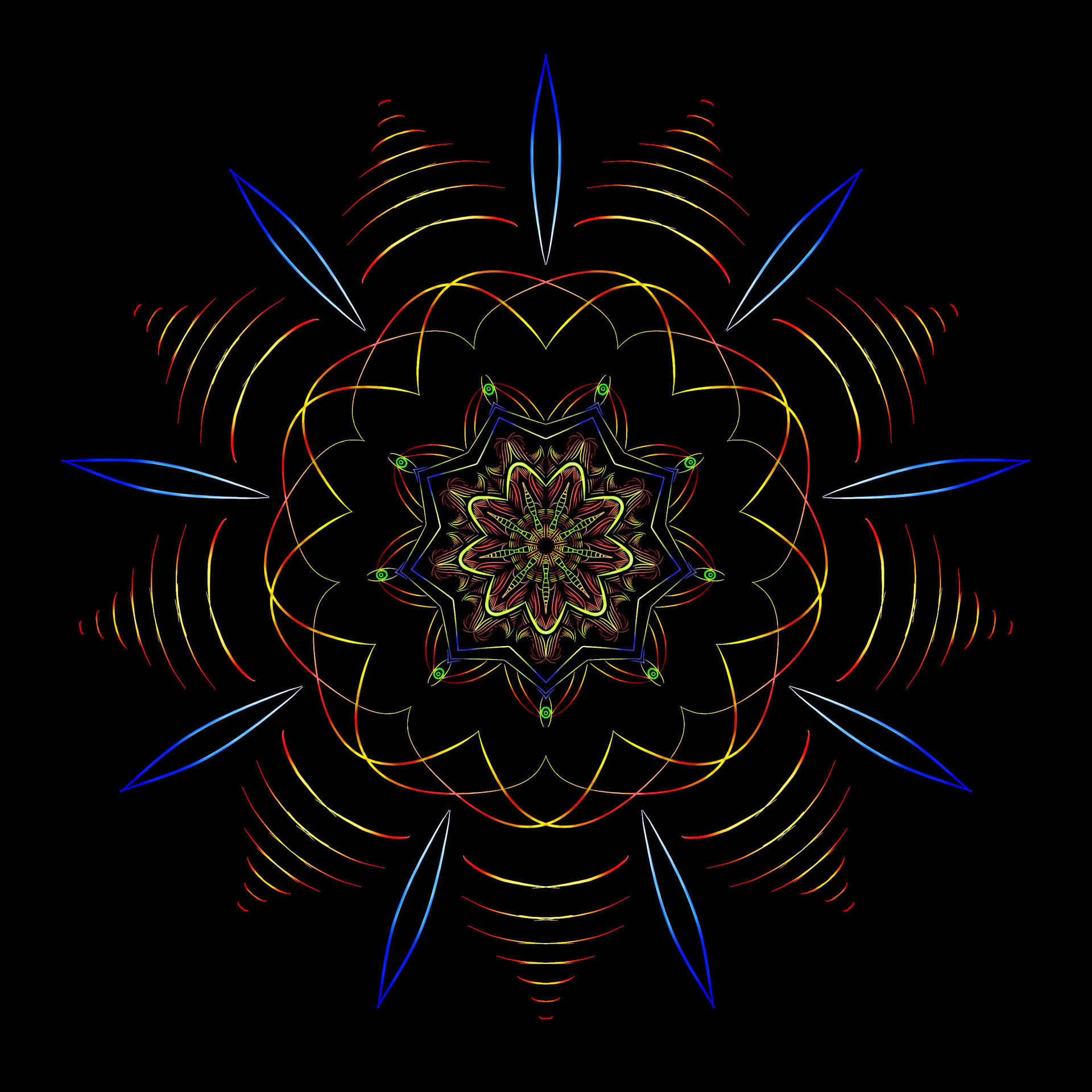 Mandala Digital Doodle