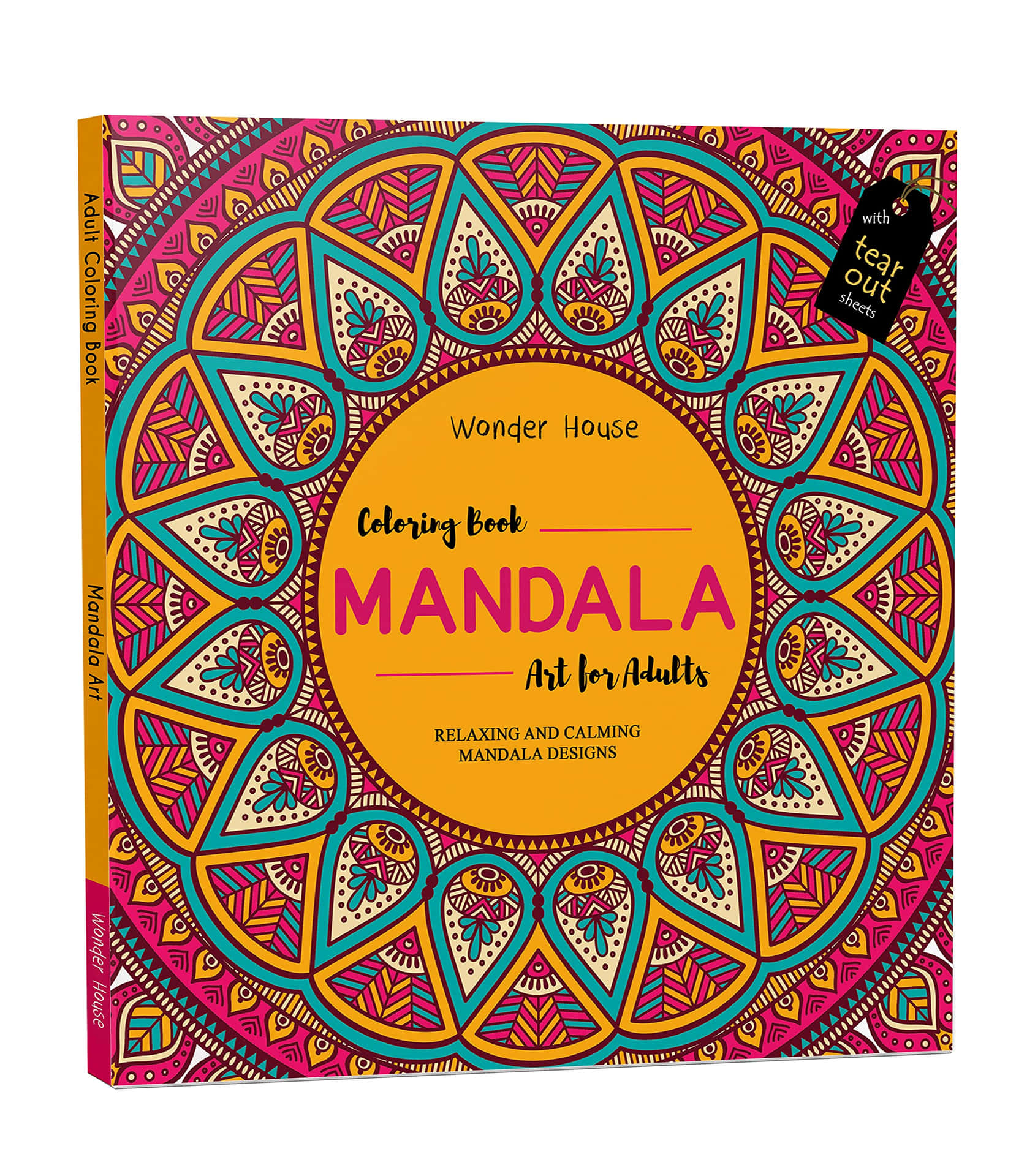 Mandala farvebog til voksne tapet