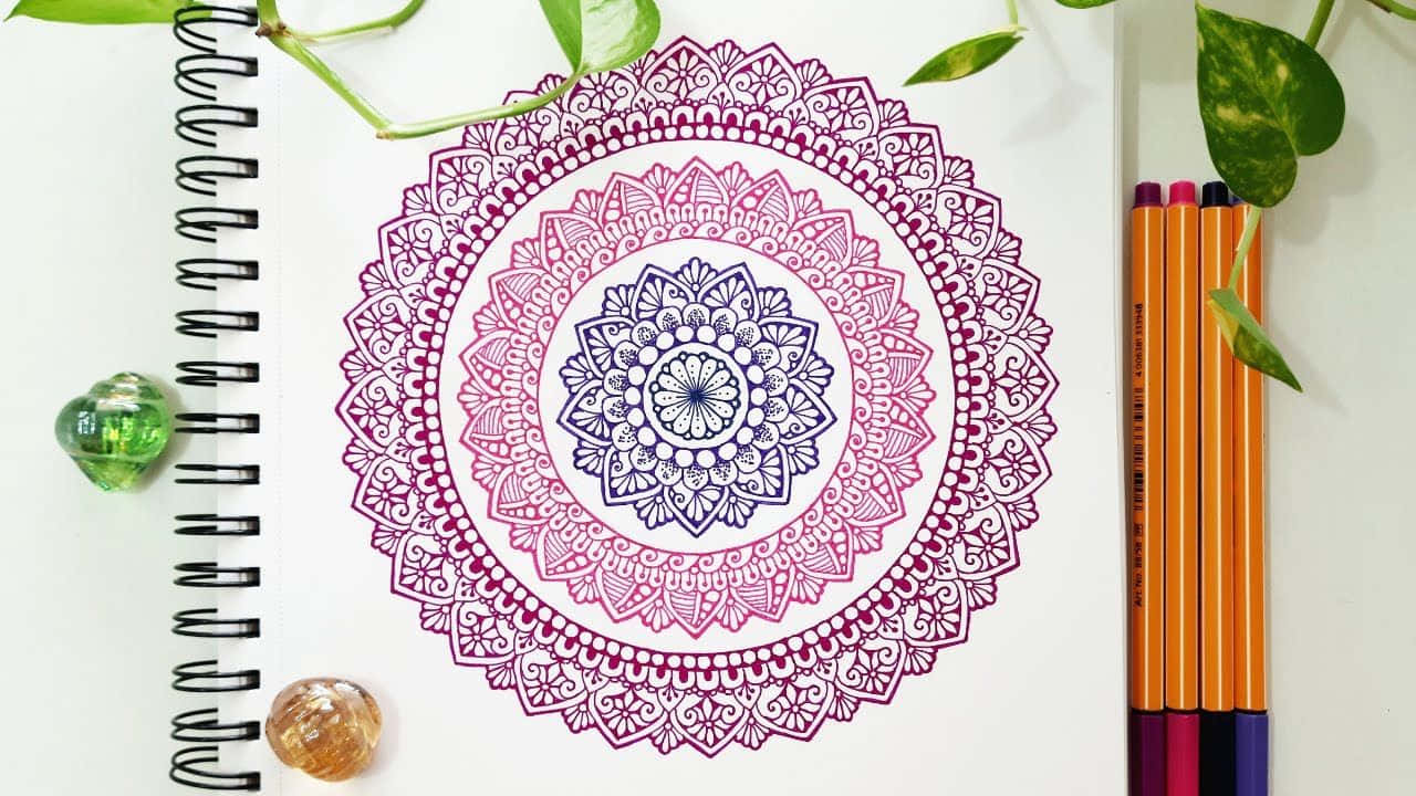 Enjoy the vibrancy of color and life with this Mandala design