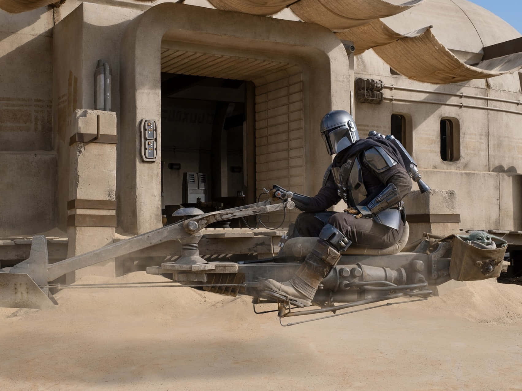 The Mighty Mandalorian in Action