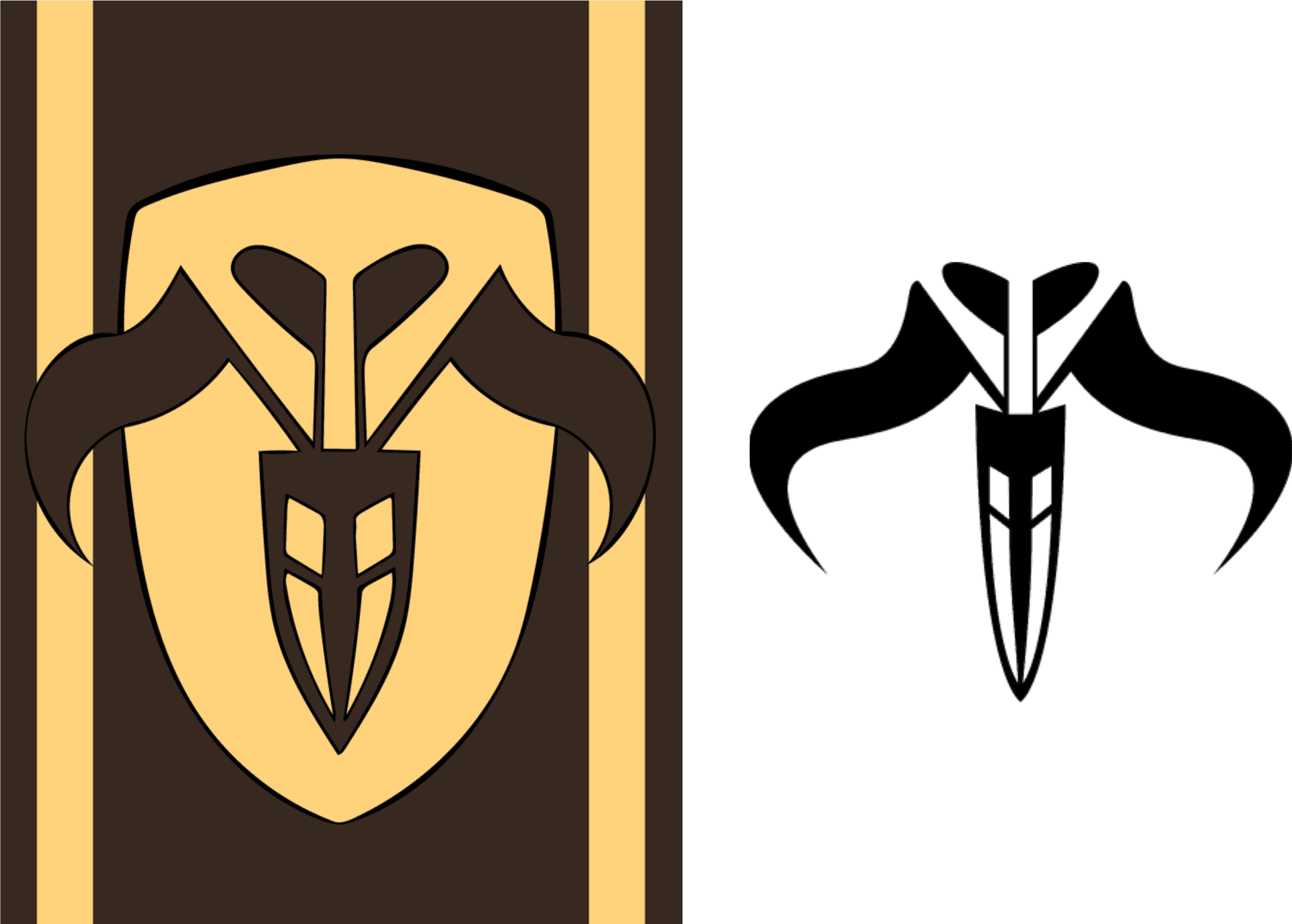 Mandalorian Crests Comparison PNG