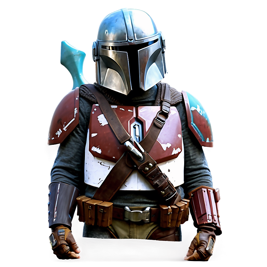 Mandalorian Fighting Pose Png Btj PNG