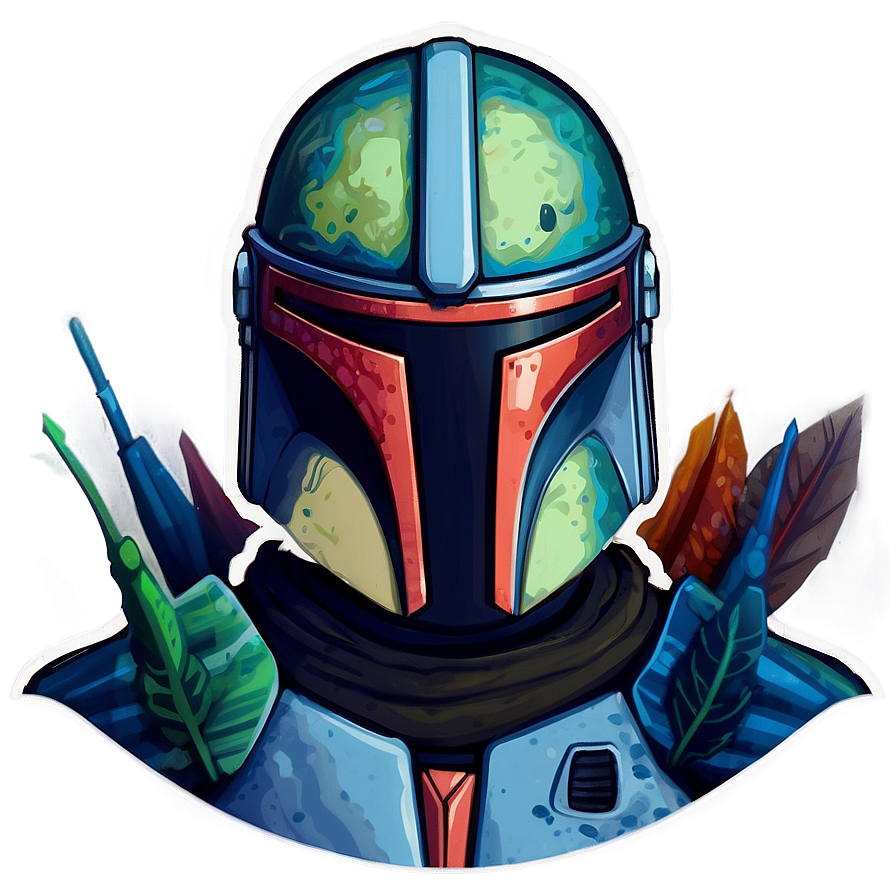 Mandalorian Landscape Art Png Jrw65 PNG