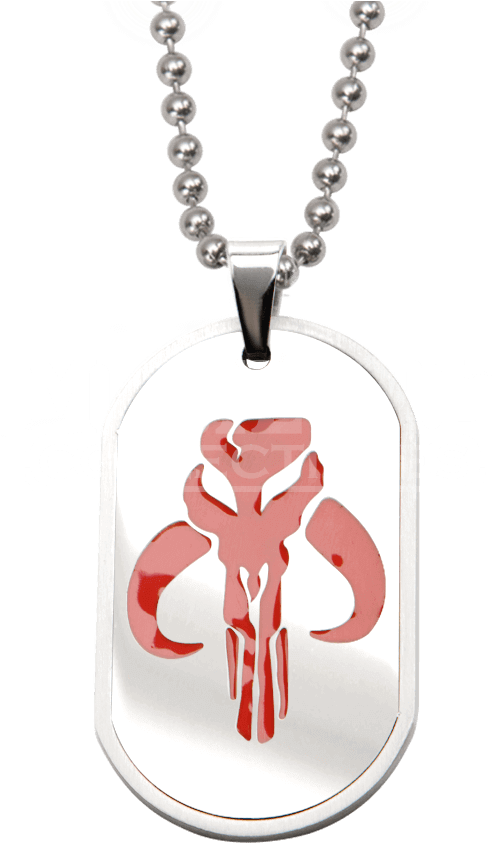 Mandalorian Mythosaur Necklace PNG