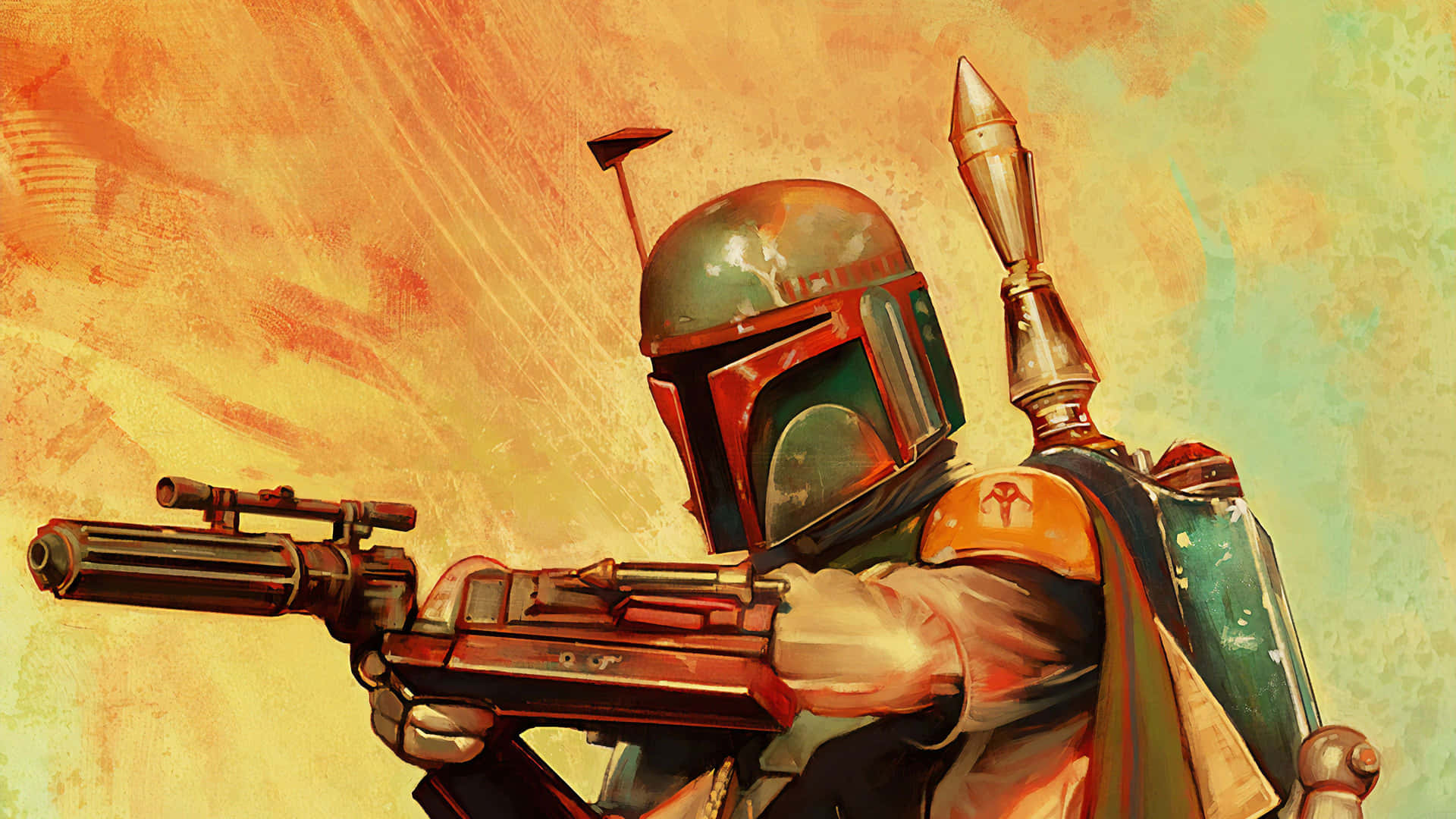Star Wars Boba Fett Hd Hintergrundbild Wallpaper