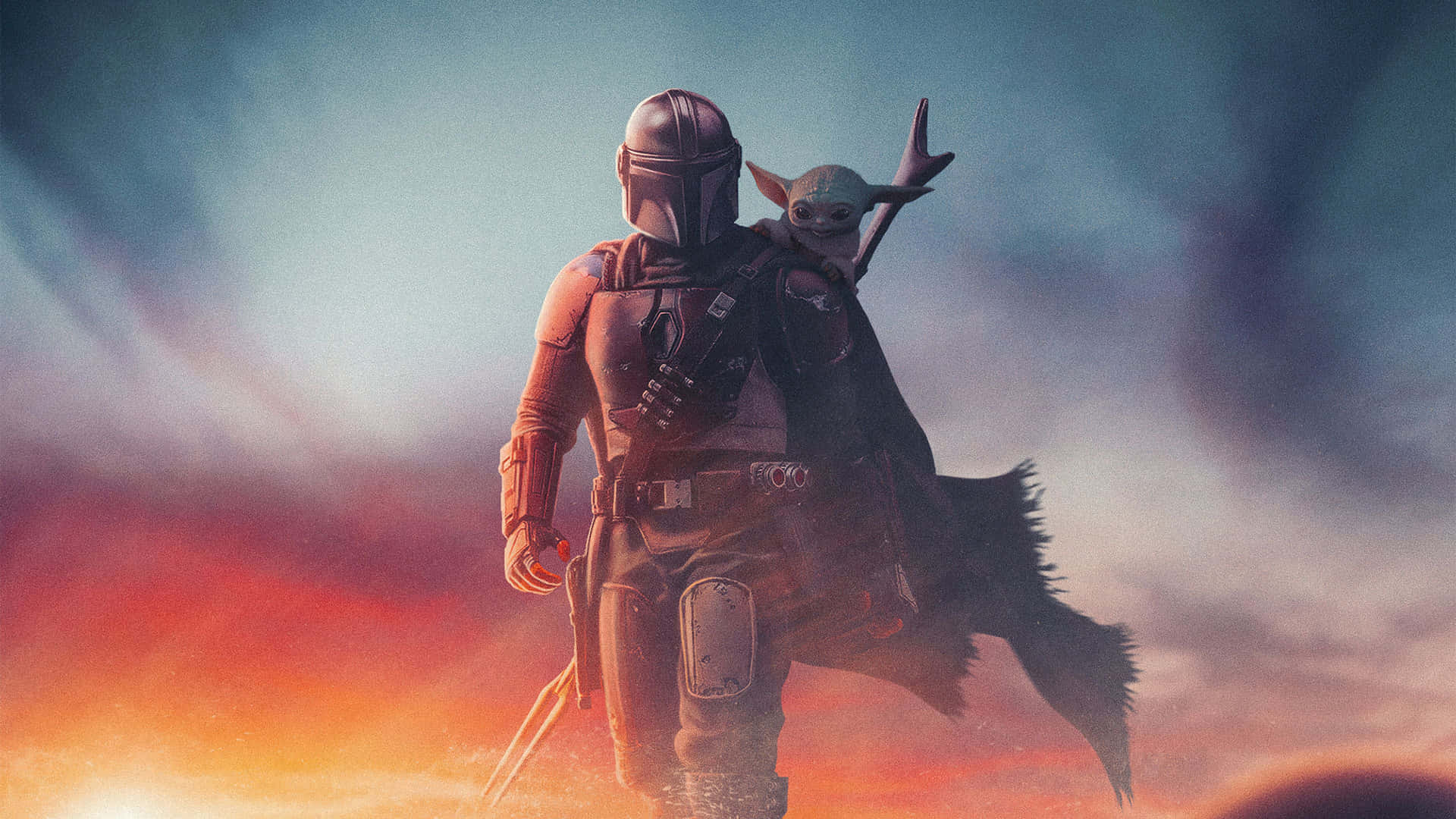 Star Wars The Mandalorian Poster Wallpaper