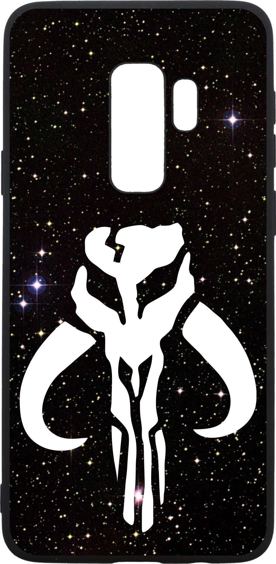 Mandalorian Symbol Space Background Phone Case PNG