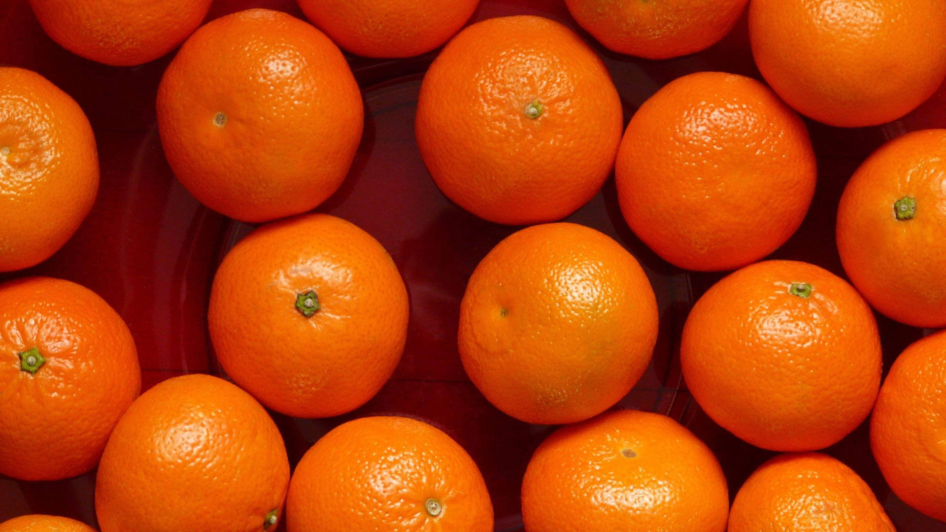 Frutascítricas De Mandarina Desde Arriba Fondo de pantalla