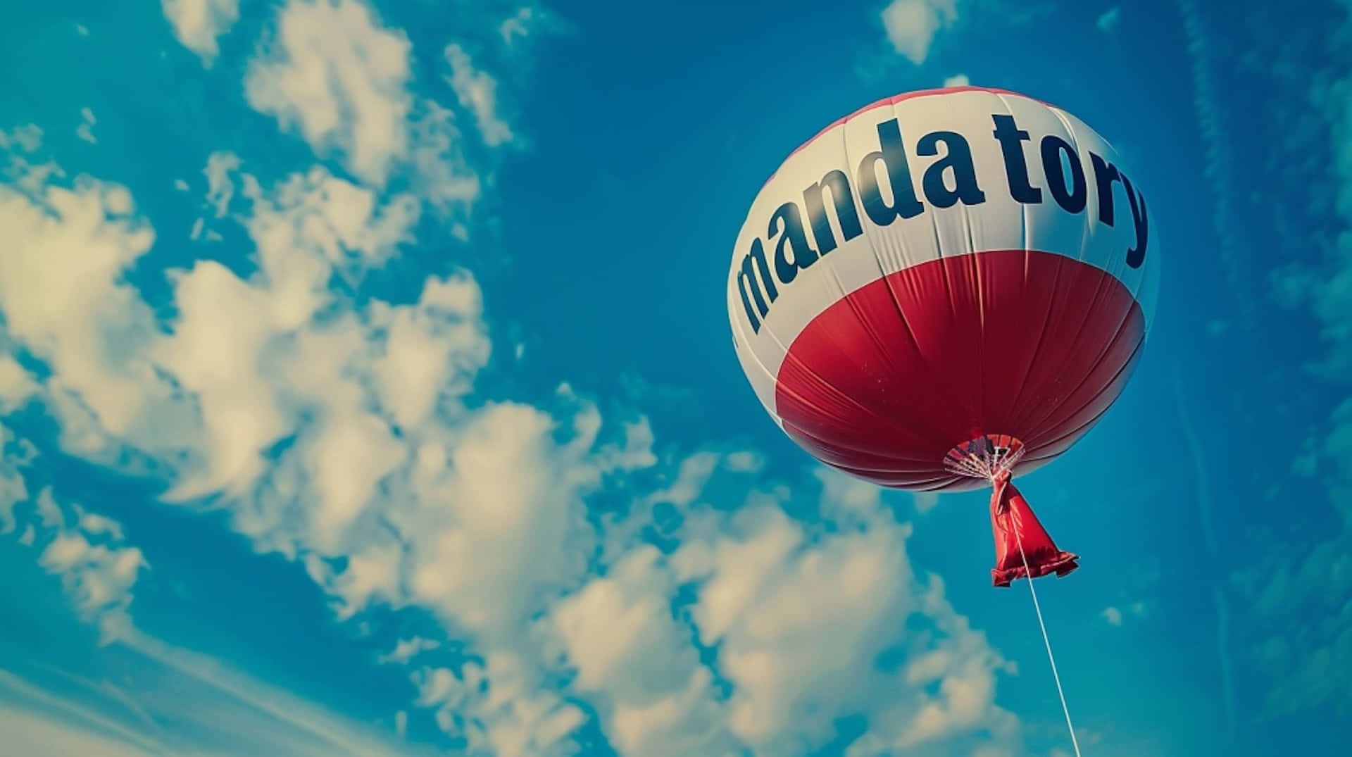 Mandatory Hot Air Balloonin Sky Wallpaper