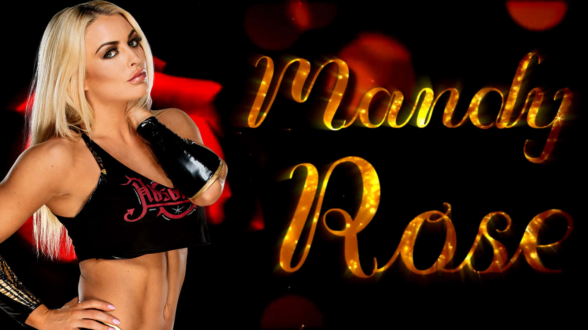 Mandy Rose Wrestler Promotional Portrait Wallpaper