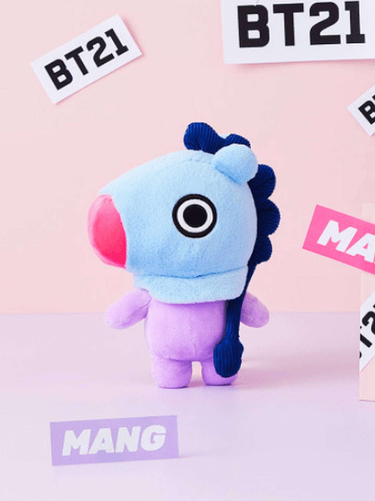 Mang Bt21 Stuffed Toy Wallpaper
