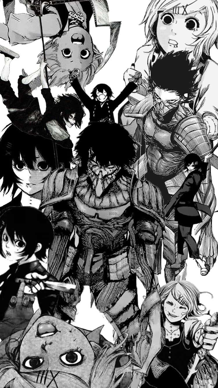 Manga Characters - Vibrant Anime Scene Wallpaper