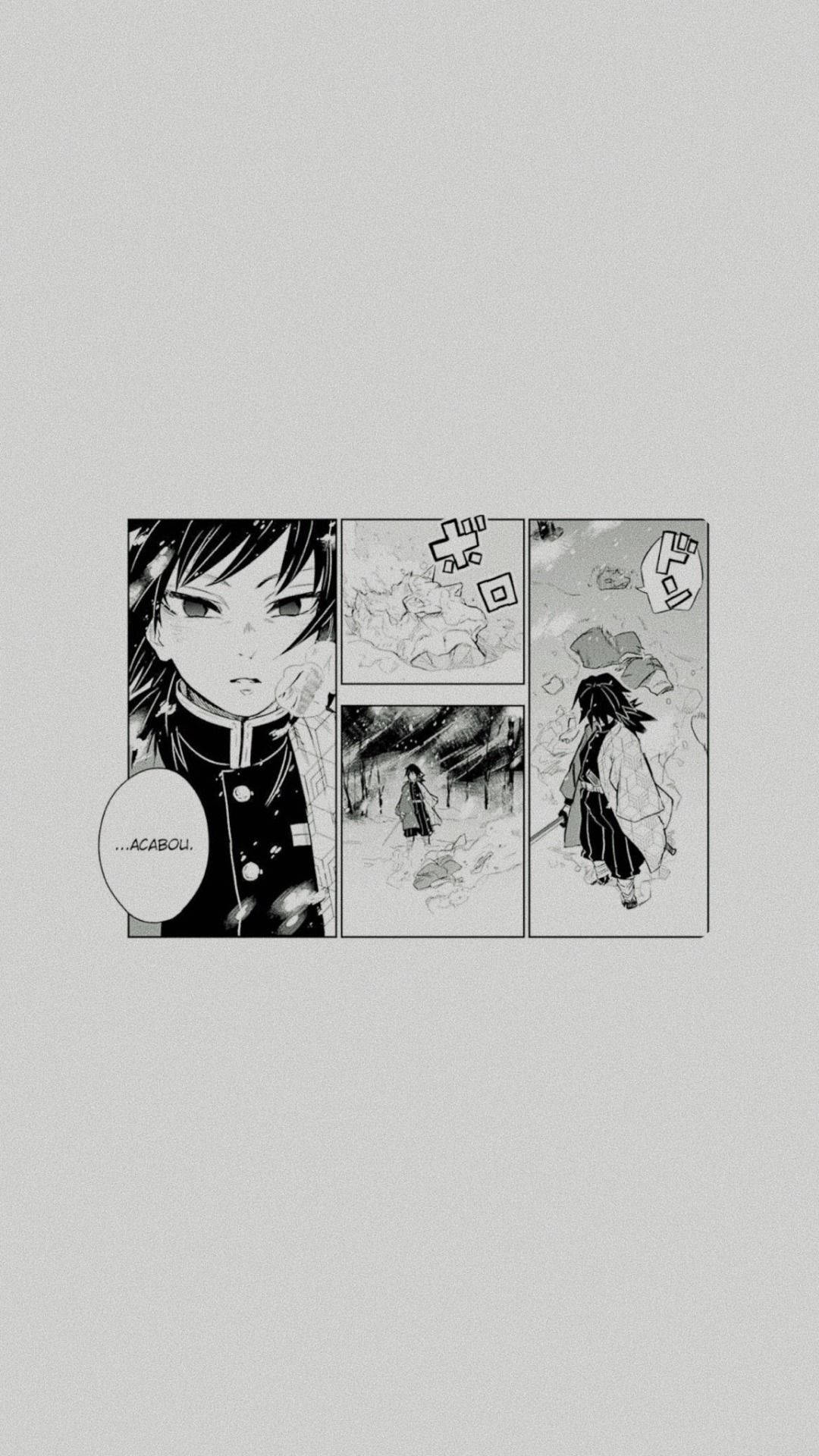 Manga Iphone Page White Wallpaper