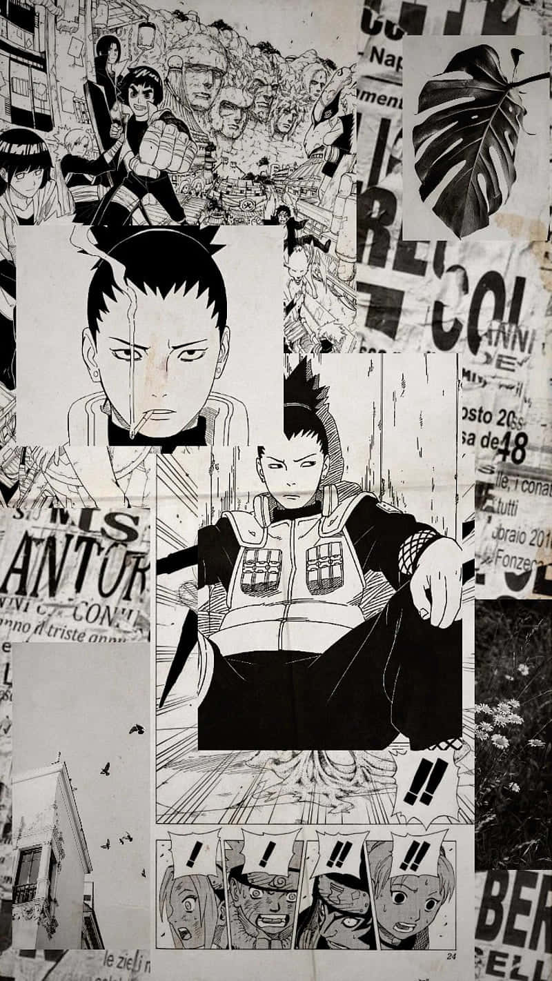 Einecollage Verschiedener Manga- Und Animefiguren Wallpaper
