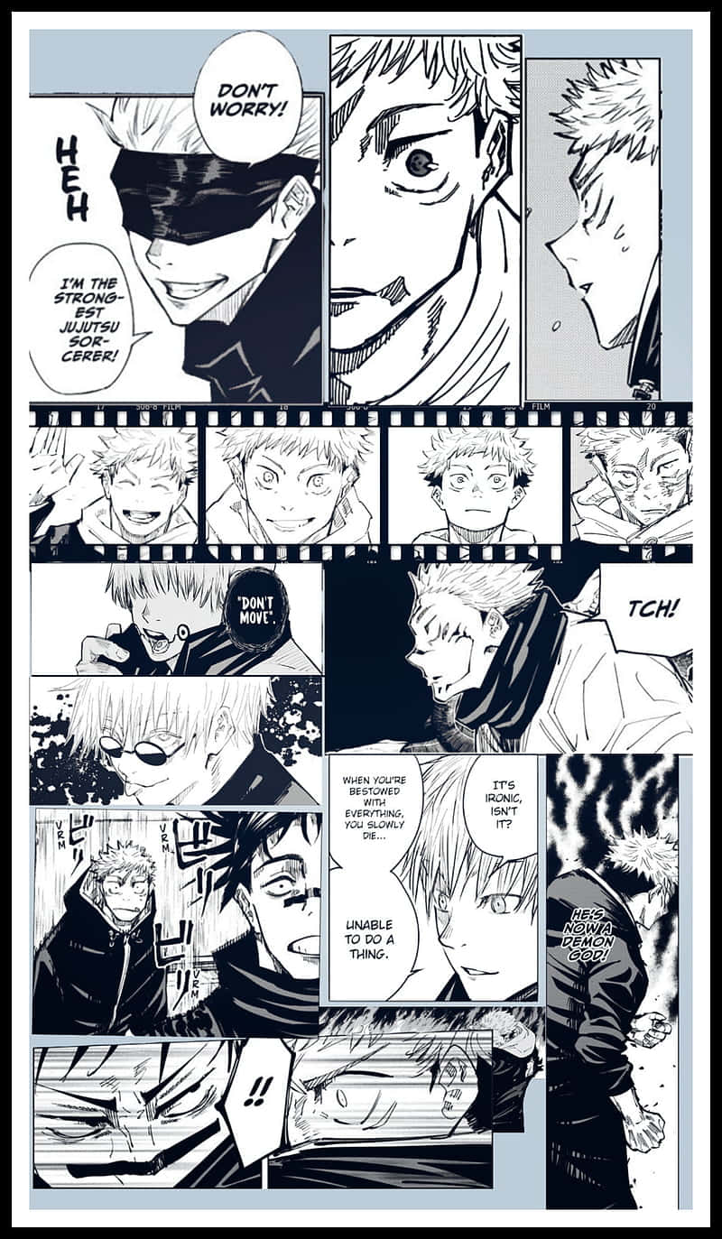 Utforskaden Spännande Världen Av Manga-sidor! Wallpaper