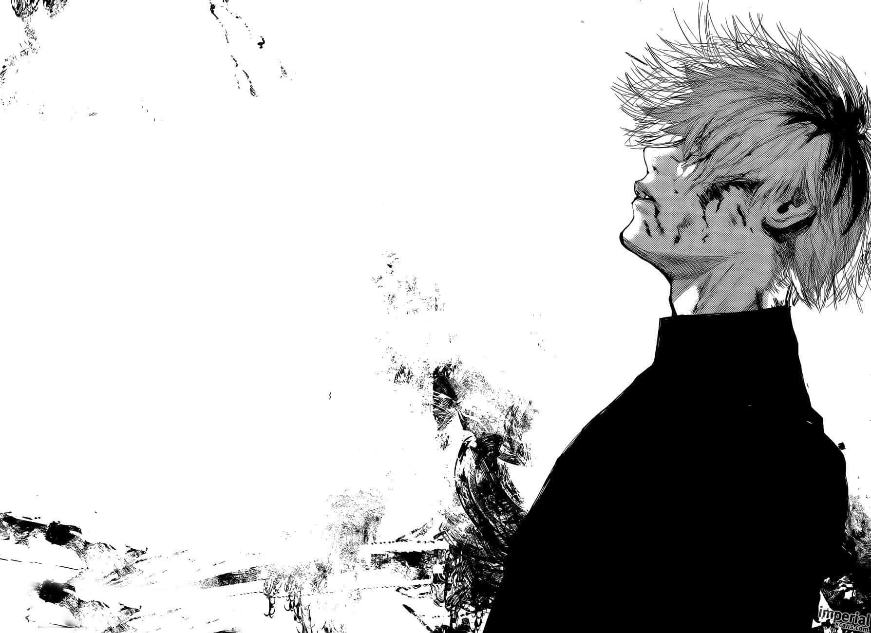 Eincooles Manga-panel-hintergrundbild