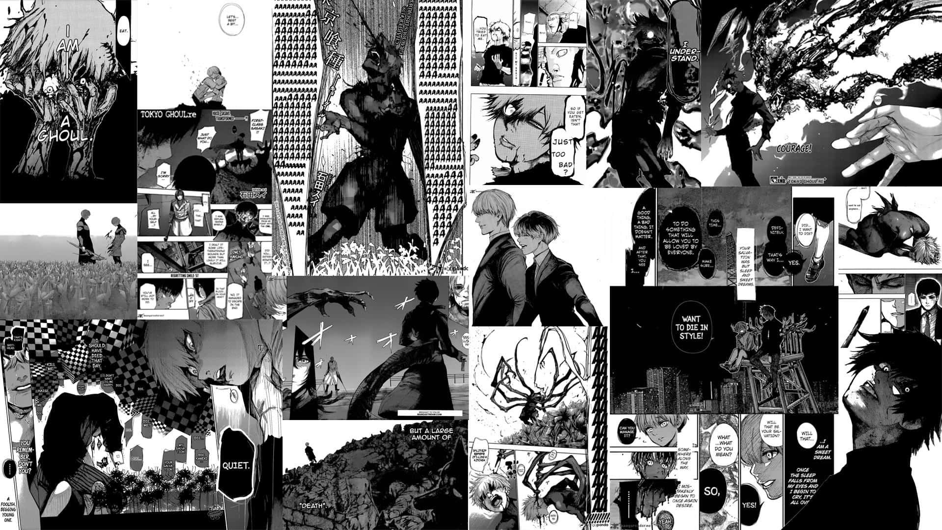 Entdeckensie Die Lebendige Welt Des Manga Mit Unseren Einzigartigen Panel-wallpapers.