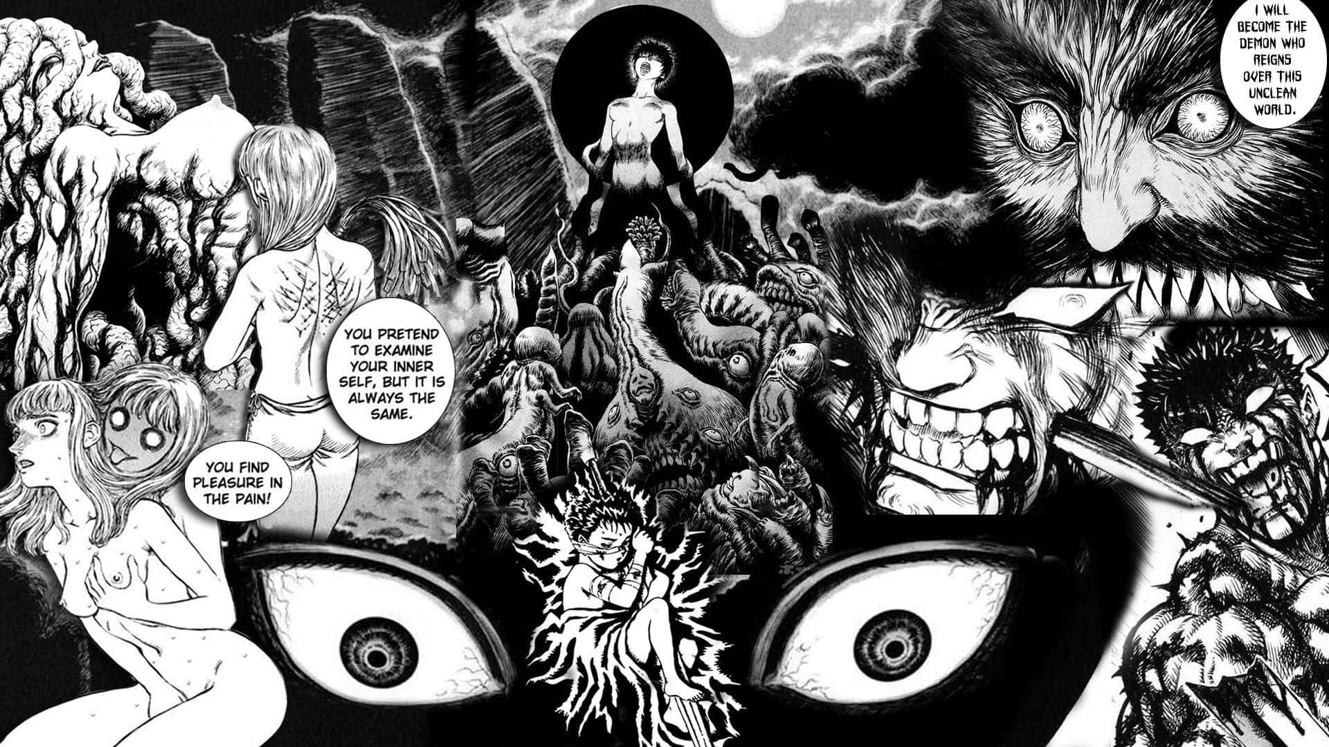 Dykned I Mangaens Verden Med Dette Livlige Og Farverige Manga-panel!