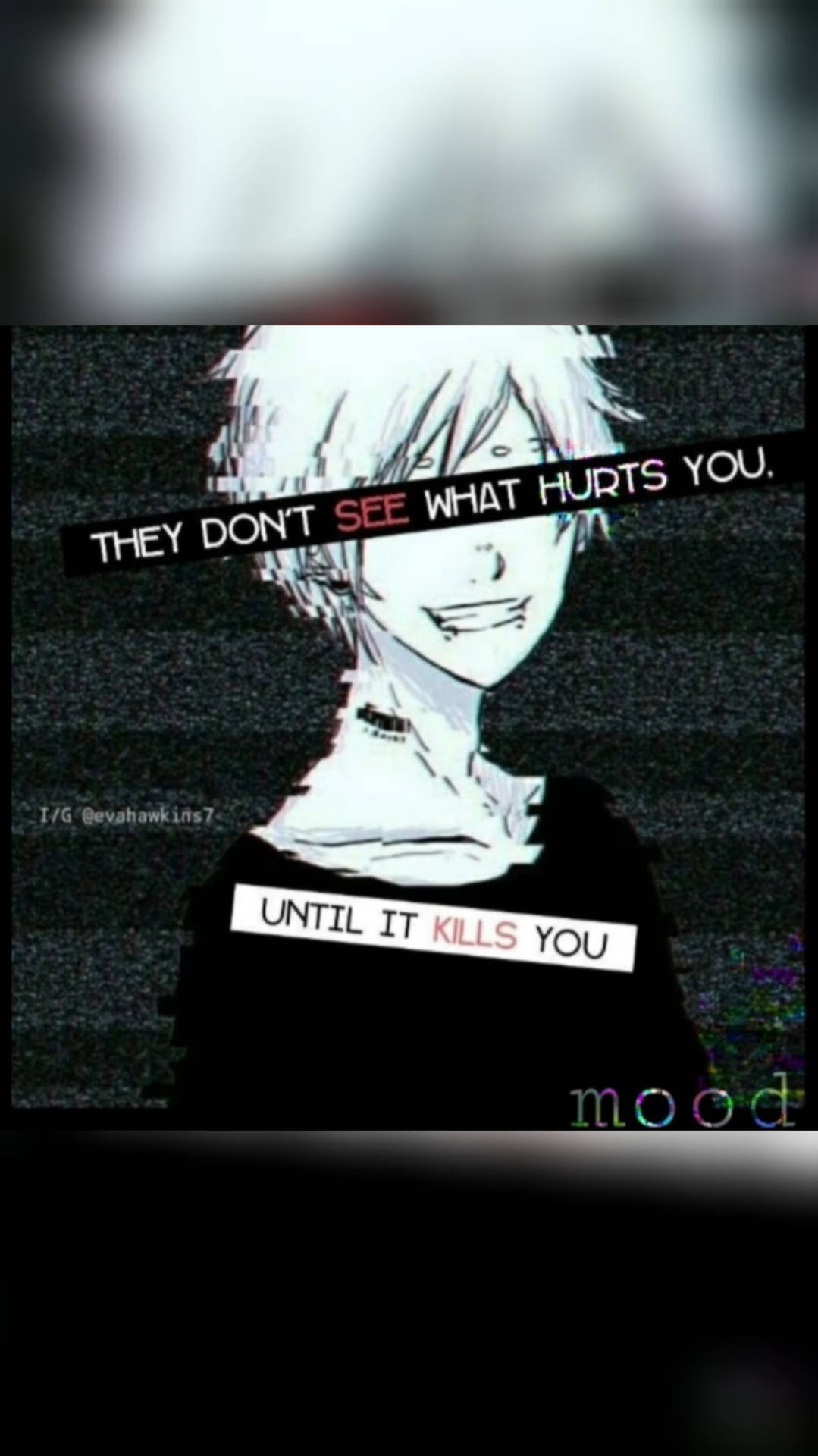 Manga Sad Boy Cartoon Quote Wallpaper