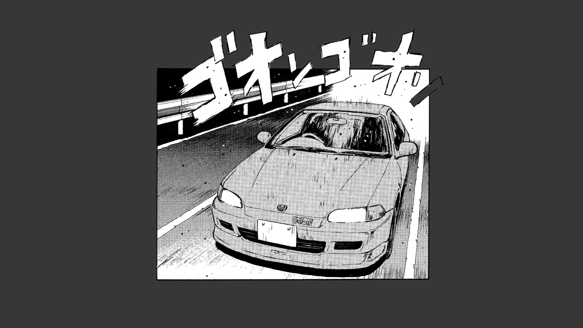 Manga_ Style_ Car_ Profile Wallpaper