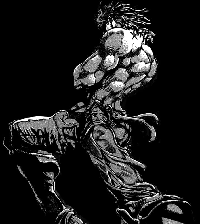 Manga Style Muscular Character PNG