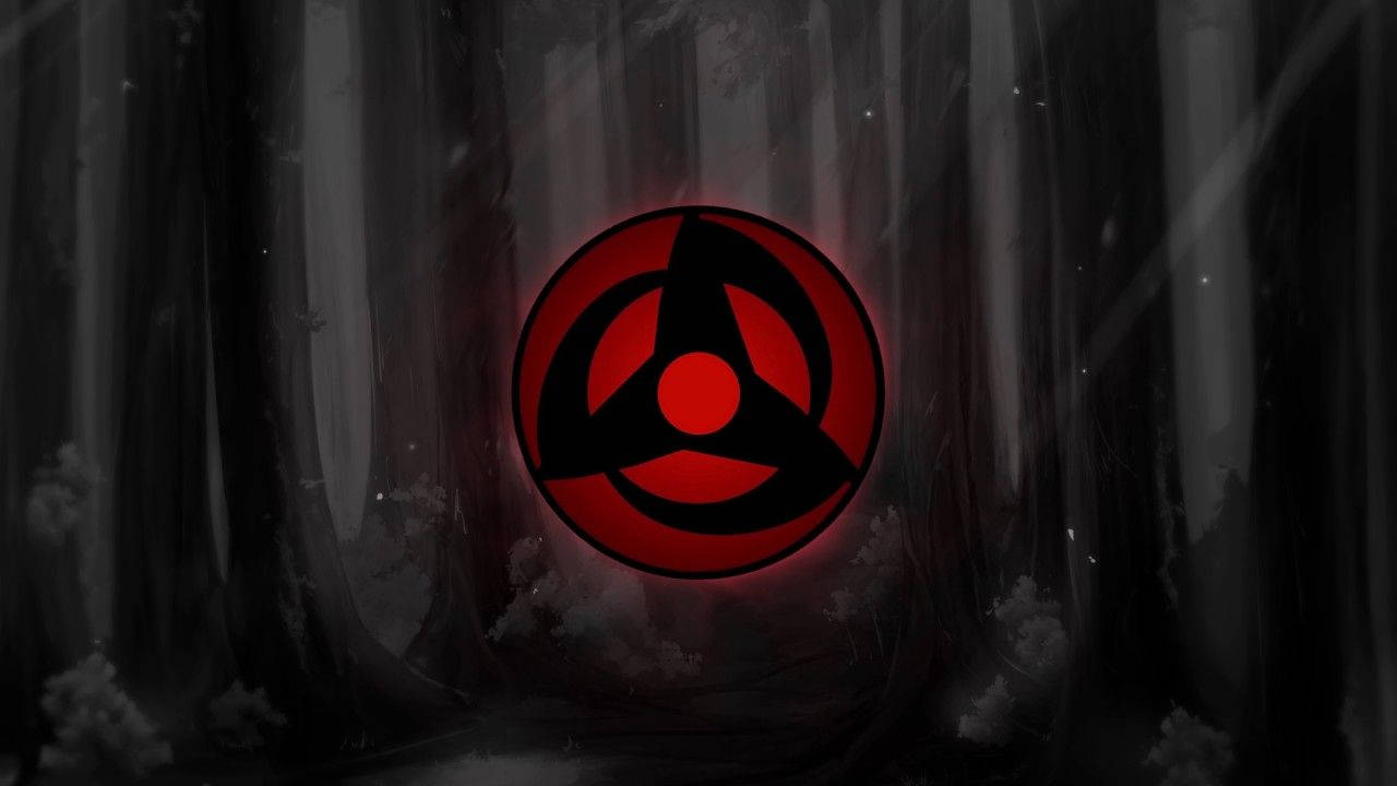 Find your power of the Sharingan in the depths of the forest Wallpaper