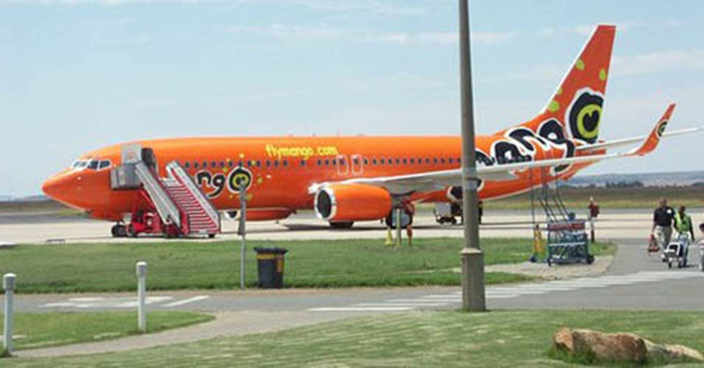 Mango-luftfartsselskab Loader Passagerer Skærm Wallpaper