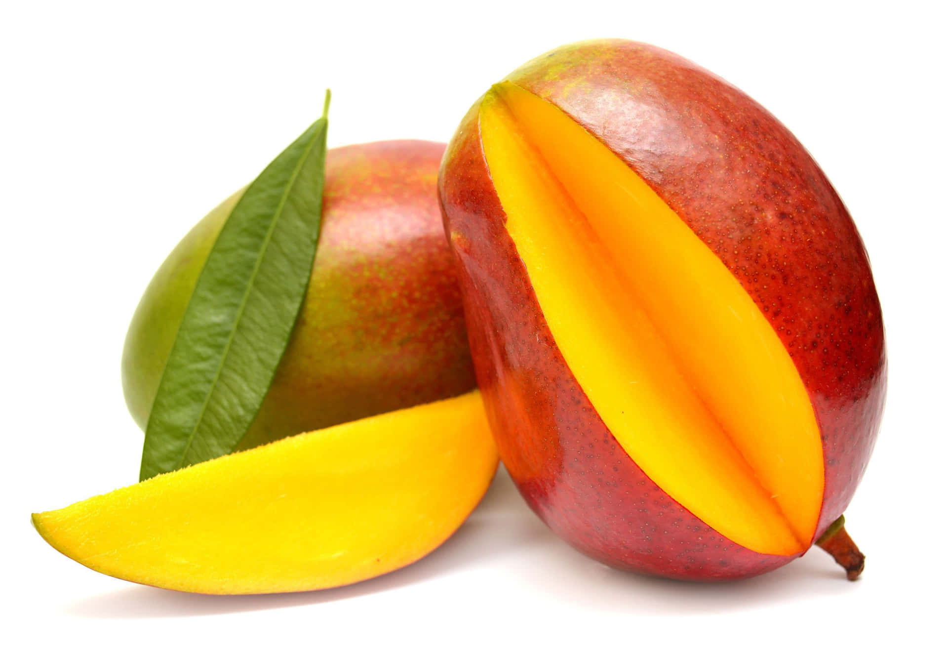 Attnjuta Av En Nyligen Plockad Mango En Solig Dag