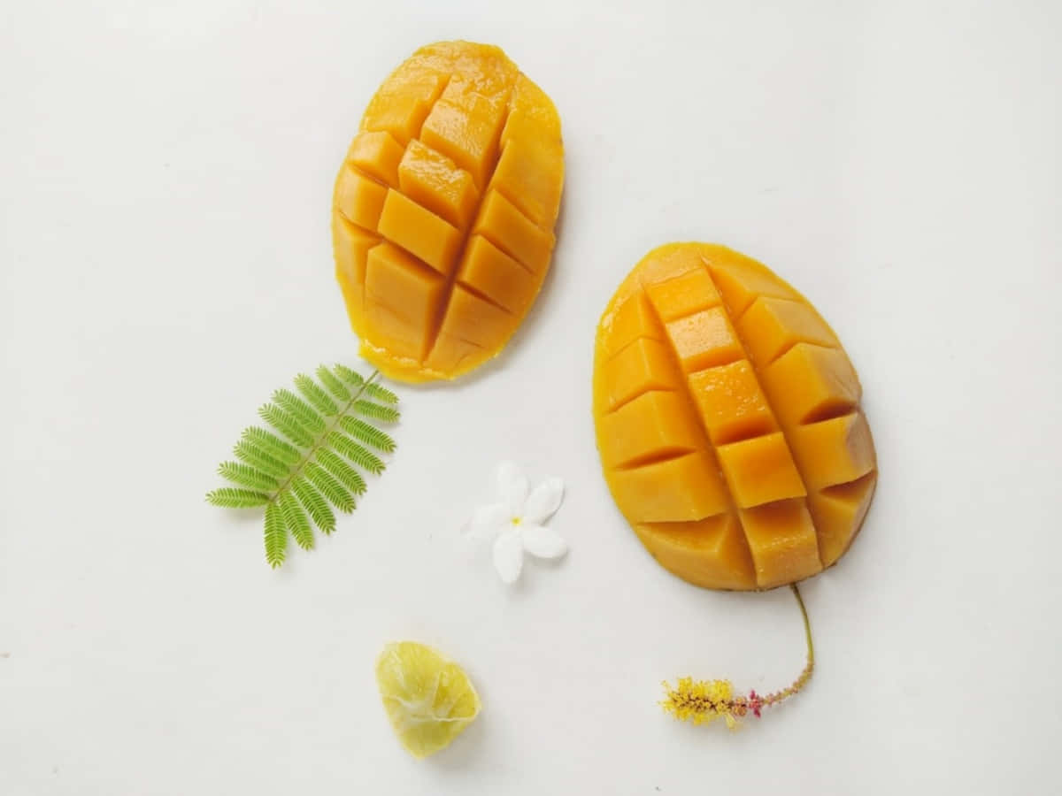 Genießedie Saftige Süße Der Mango!