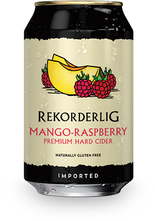 Mango Raspberry Hard Cider Can PNG