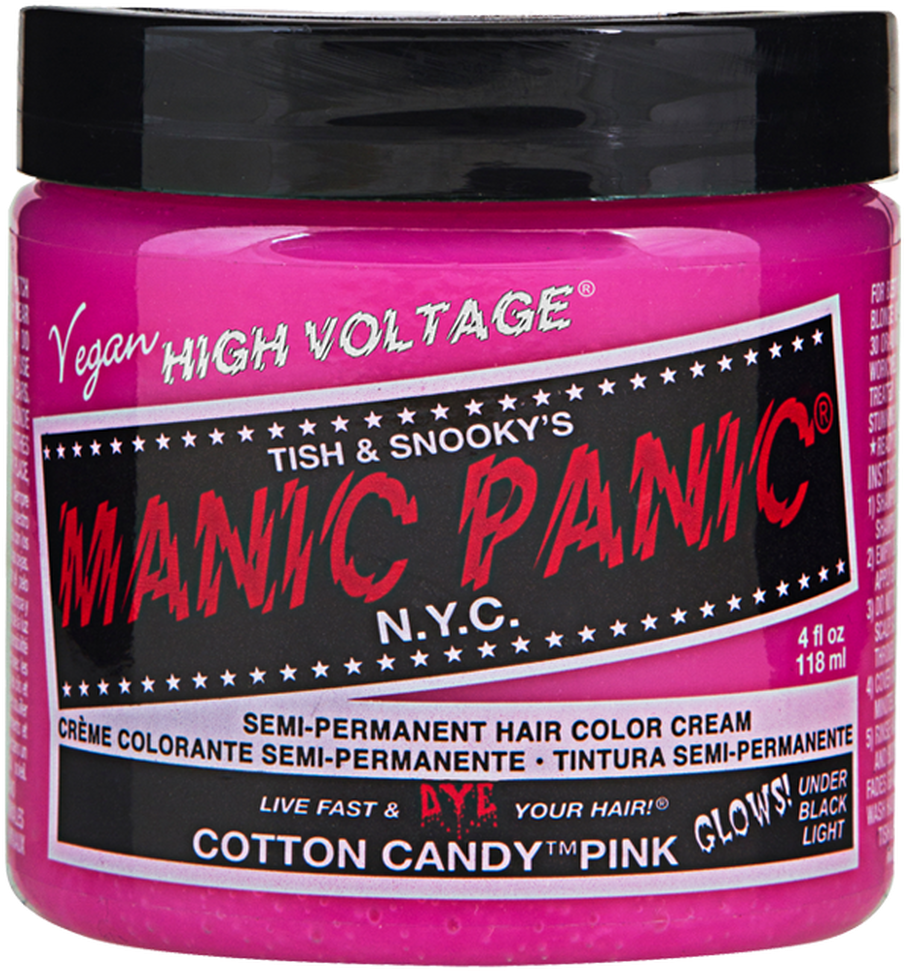 Manic Panic Cotton Candy Pink Hair Dye PNG