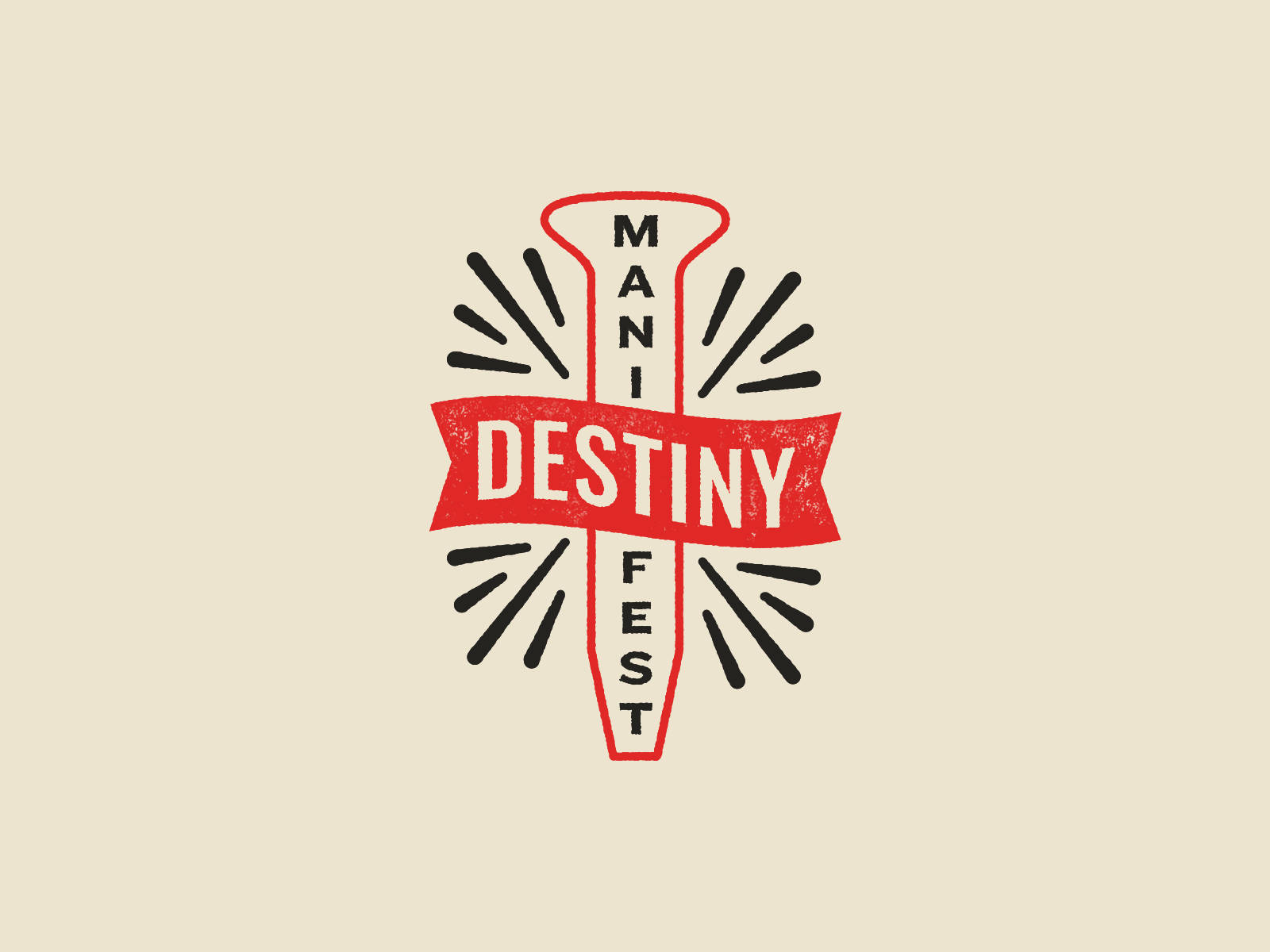 Manifest Destiny Cross Wallpaper