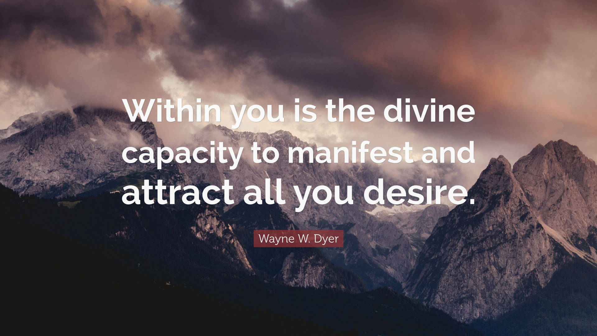 Manifest Within You Wallpaper
