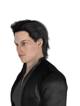 Manin Black Profile PNG