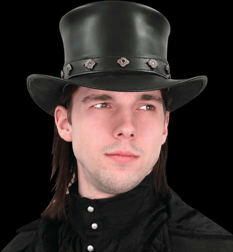 Manin Black Top Hat PNG