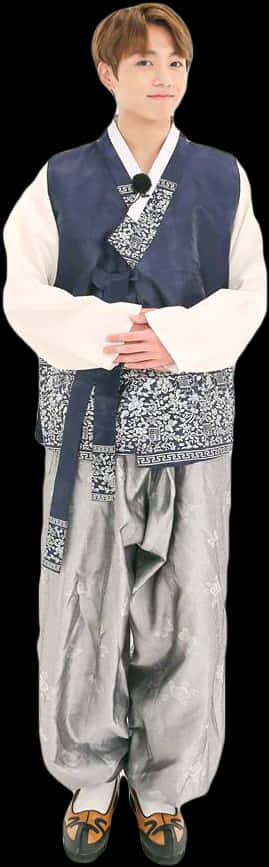 Manin Traditional Korean Hanbok PNG