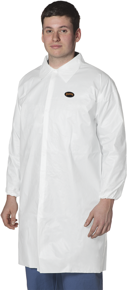 Manin White Lab Coat PNG
