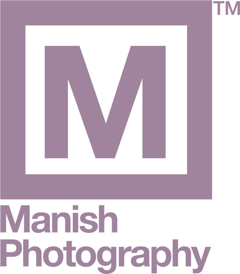 Manish Photography Logo Purple PNG