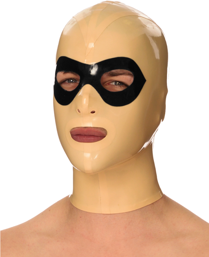 Mannequin Headwith Black Eye Mask PNG