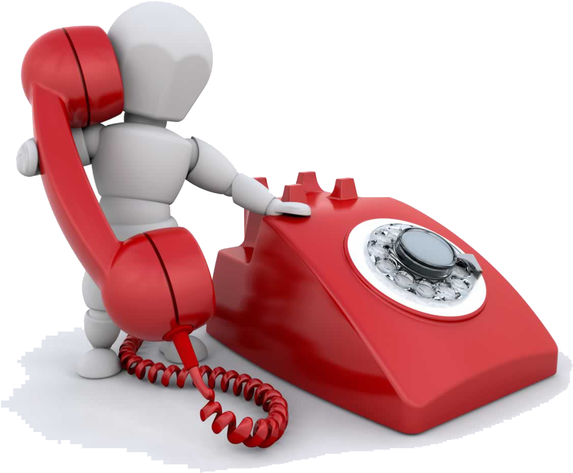 Mannequin Using Rotary Phone PNG
